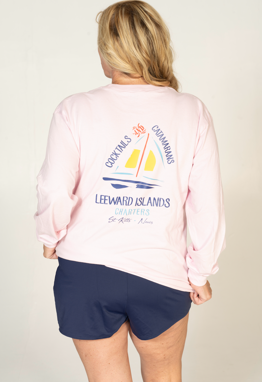 Cocktails and Catamarans - Sustainable Long Sleeve Tee