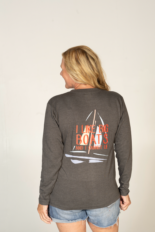 I Like Big Boats - Sustainable Long Sleeve Tee